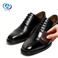 Daan Huile nourrissante professionnelle pour cuir en cire d'abeille naturelle portable 40g pour chaussures et canapés avec applicateur éponge intégré