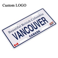 Cadre de plaque d'immatriculation de voiture en étain personnalisé - Commande en gros avec design créatif pour cadeaux d'affaires