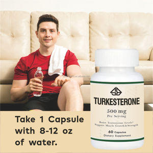 Suplemento Energético OEM con Extracto de Ajuga Turkestanica para Adultos, Estimula el Crecimiento Muscular, 60 Cápsulas - Product Image 4