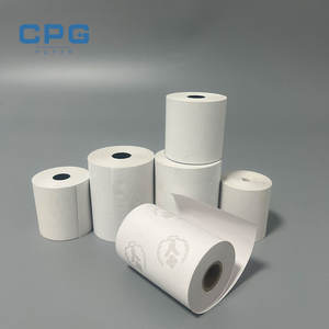 High Quality BPA Free CPG POS/ATM Thermal Till Paper Roll Top Coated Jumbo 80x80mm Single/Customized <b>Layers</b> 48GSM ISO Certified - Product Image 1