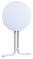 Table de bar à cocktails pliante en plastique HDPE, ronde, blanche, 80 cm (32 pouces), haute qualité, pour événements et mariages, vente en gros