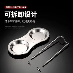 Juego de Cubiertos de Acero Inoxidable de Diseño Nuevo y Lujoso para Restaurante de Hotel, Colador de Sopa para Olla Caliente - Product Image 4