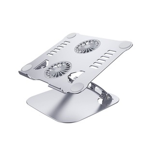 Có thể điều chỉnh có thể gập lại kim loại bàn đứng làm mát Pad chủ cho máy tính bảng <span class=keywords><strong>PC</strong></span> & máy tính xách tay hợp kim đứng với làm mát các tính năng - Product Image 6