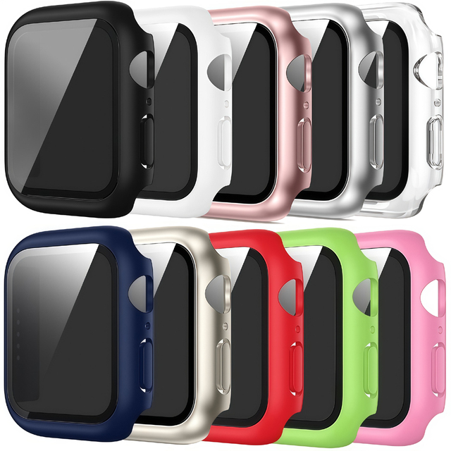 Full Anti Peeping Screen 2 in 1 Case Cover With Privacy Screen PC Bumper Protector for Apple IWatch Series 11 10 9 8 7 6 5 4