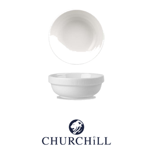 Ensaladera de Bambú Blanca de 12 cm, 28 cl, Altura 4.5 cm, Diseño Churchill Blanco en Relieve - Product Image 4