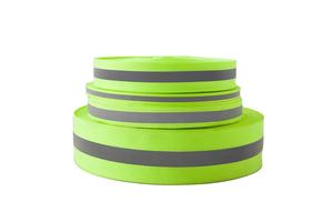 반사 경고 안전 의류 트림 스트립 바느질 폴리 에스터 반사 웨빙 테이프에 의복에 바느질 - Product Image 4