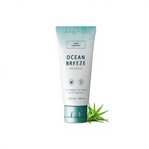 Gel Limpiador Facial OCEAN BREEZE, Astringente para TODO TIPO de Piel, Blanqueador, Limpieza Profunda y Control de Grasa, con Fragancia, Acabado Mate, Logo - Product Image 1