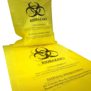 Bolsa de Plástico de Polipropileno de 41*60cm, Bolsa Desechable de Gran Tamaño, Color Amarillo, para Residuos Biológicos, Bolsa para Desechos Farmacológicos - Product Image 5