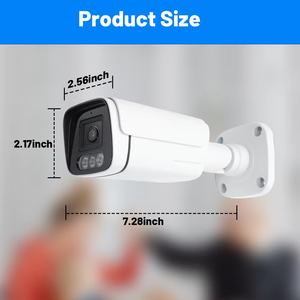 WESECUU 3MP 5MP 8MP 4K IP NVR AI Alarm Bullet gece görüş CCTV ev açık güvenlik POE kamera - Product Image 5