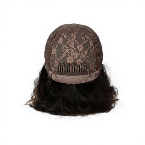 Pelucas de Cabello Humano Virgen Chino al por Mayor con Base de Seda y Frente de Encaje Transparente, Largas, Tamaños de Gorra Promedio, 130% de Densidad - Product Image 3