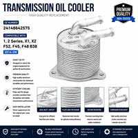 Housing Filter Oli Mesin Heavy Duty untuk BMW Seri 1 2 X1 X2 OE 24148642575 Anti Bocor Oli Tahan Lama
