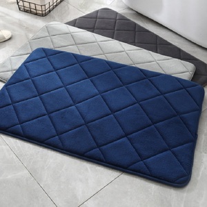 <span class=keywords><strong>Set</strong></span> di 3 Tappetini da Bagno in Memory Foam Beige, Economici, Personalizzabili, Antiscivolo - Product Image 6