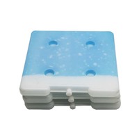 Plaque froide isolante thermique en gel PCM écologique et sans danger pour les aliments, pour aliments congelés, fabriquée en HDPE et PE
