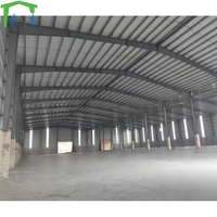 Structure de charpente en acier à poutre en H, entrepôt de poteau de conception fabriqué, grange, atelier industriel, treillis de toit, entrepôt de structure de hangar en acier