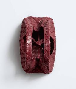 Bottega BV Travel Campana Shoulder Bag with Archival Silhouette in Supple Intrecciato Leather Featuring a Tie Closure Veneta - Product Image 3