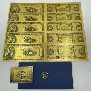 Toptan <span class=keywords><strong>Guatemala</strong></span> Para Birimi 100 Altın Kaplama Elektrokaplama Banknotlar Rekabetç<span class=keywords><strong>i</strong></span> Fiyatlarla - Product Image 6