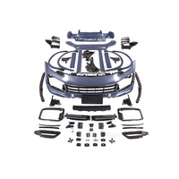 Kit Carrosserie Avant Style Turbo, Élargisseurs d'Ailes, Feux de Jour LED, Phares Antibrouillard, Pare-chocs Cayenne 9Y0 9Y0.1 9YA 2018-2023 Plug & Play à Fixation par Vis, Neuf