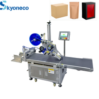 Machine d'étiquetage automatique pour grandes pochettes plates, applicateur d'étiquettes adhésives pour système de pagination de sacs en plastique