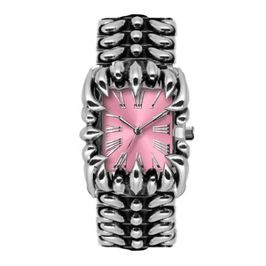 Montre à quartz carrée pour homme - étanche, au design unique, montre-bracelet tendance de niche avec motif griffe - Product Image 4