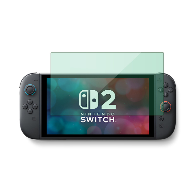 2 Pack Anti Blue Eye Protection 9H Tempered Glass Screen Protector for Nintendo Switch 2 OLED Switch Lite Flim
