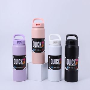 Basic Dual-Handle Stainless Steel Vacuum <b>Insulated</b> <b>Mug</b> Thermal Flask With 6-12 Hours Insulation for Back to School Outdoor Use - Product Image 1