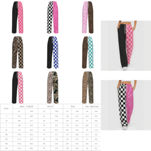 <span class=keywords><strong>Pantalon</strong></span> décontracté taille haute à jambe <span class=keywords><strong>large</strong></span> et coupe droite imprimé, design fendu, drapé, pour <span class=keywords><strong>femme</strong></span>, vente en gros personnalisée - Product Image 2