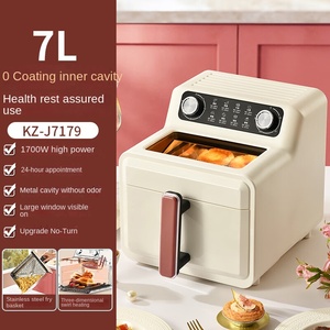 หม้อทอดไร้น้ำมันลมอเนกประสงค์พร้อมช่องมองภาพหม้อทอดไร้น้ำมันสแตนเลส7L ไฟฟ้าอัจฉริยะใหม่ - Product Image 5