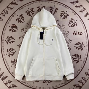 Felpa Sportiva da <span class=keywords><strong>Uomo</strong></span> con Cappuccio e Zip, Ricamo Cavallo Rosso, Cotone Puro, Vestibilità Ampia, <span class=keywords><strong>Taglie</strong></span> Forti, Alta Qualità - Product Image 3