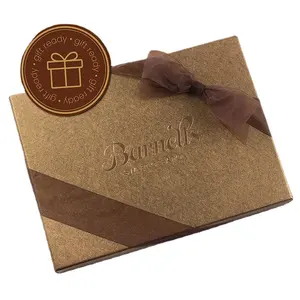 Custom Logo Empty Boxes For Cookie And Sweets Luxury Chocolate Packaging Box With Inserts