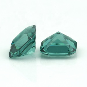 Offre Spéciale Hydro Poire 10*10mm synthétique Lâche Émeraude Pierres Précieuses Pour bijoux - Product Image 5