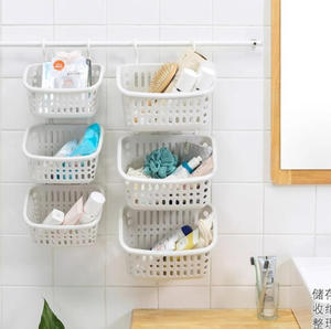 Kitchen Gadgets <strong>Storage</strong> <strong>Basket</strong> Bathroom Cosmetic and Toiletries Organizer <strong>Basket</strong> for Bathroom Use Hanging Pot <strong>Basket</strong> - Product Image 1