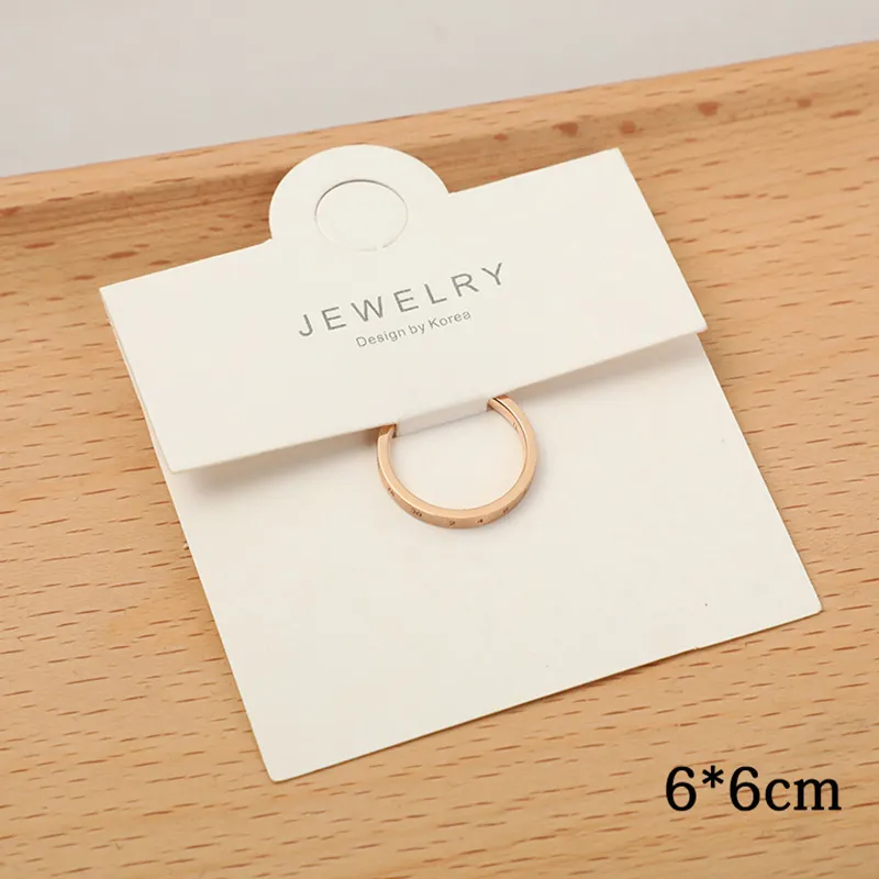 Fashion Ring Jewelry Card small business packing supplies customize jewelry display card jewellery display cards