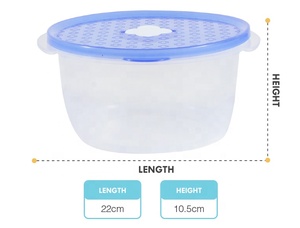 3-tamaño fresco mantener hermético PP contenedor de almacenamiento de alimentos de plástico con tapa - Product Image 6