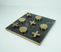 Plateau de jeu Tic-Tac-Toe & XO en métal et acrylique, thème Art Moderne, mobile, cadeau d'anniversaire, décorations de bureau – Fournisseur d'usine