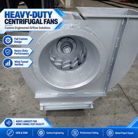 Ventilateur centrifuge robuste pour fournaise à haute température, grand débit, pour l'alimentation en air et le système de combustion des aciéries, sur mesure