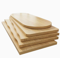 Panneau de contreplaqué mélaminé HPL de haute qualité 1220X2440X18mm, panneau de contreplaqué mélaminé pour la décoration de meubles d'intérieur