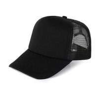 Gorra Deportiva de 5 Paneles de Tela de Rizo con Logotipo Personalizado, Gorra Trucker de Espuma Personalizable con Malla en Blanco para Impresión, Directo de Fábrica