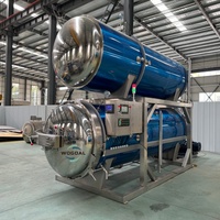 Autoclave à immersion dans l'eau pour la stérilisation des aliments en conserve