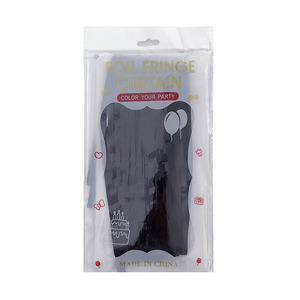 1*2m Folie Regen vorhang Quaste für Weihnachten Abschluss feier Valentinstag Partys-Festliche Wand Hintergrund Dekorationen - Product Image 4