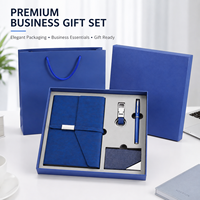 Coffret Cadeau Carnet de Notes A5 avec Stylo, Porte-Cartes et Porte-clés - Ensemble Cadeau Éducatif Personnalisé pour Usage Promotionnel au Bureau