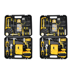 Kit d'outils multifonctionnels pour la maison, kit combiné perceuse sans fil pour artisans et mécaniciens, ensemble d'outils pour le travail du bois - Product Image 5