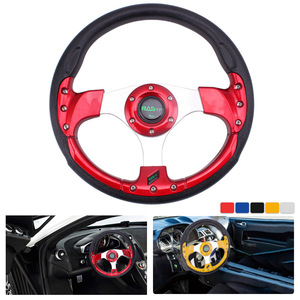 Volant de course Ras Tp Racing 13 pouces en PU, 3 branches, pour voiture et karting - Product Image 5