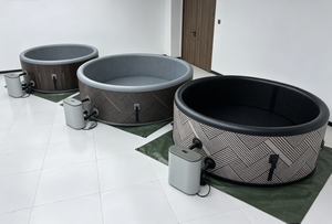 <span class=keywords><strong>Vasca</strong></span> Idromassaggio da Esterno per 4-6 Persone, <span class=keywords><strong>Vasca</strong></span> da Bagno con Idroterapia e Massaggio per Giardino - Product Image 3