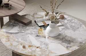 Dalles de marbre blanc Breccia Dei Medici polies modernes pour villa, salon, cuisine, salle de bain, escalier, comptoir, table - Product Image 5