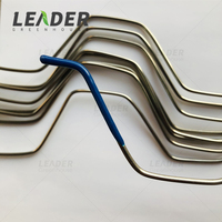 Fil zigzag en acier inoxydable 304 pour serre en film plastique, 2,2 mm, avec revêtement aux deux extrémités