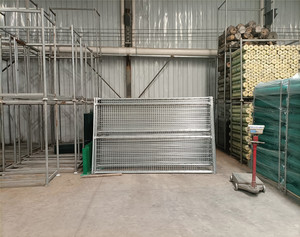 Panneaux de clôture temporaire de style Heras standard 2m x 3,5m, clôture mobile en treillis soudé pour la sécurité et la protection des chantiers de construction - Product Image 5