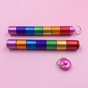 High Quality <b>Mini</b> Pocket, Container Waterproof Aluminum Medicine Pill Box Case <b>Bottle</b> Holder Pill <b>Bottle</b> Keychain/ - Product Image 4