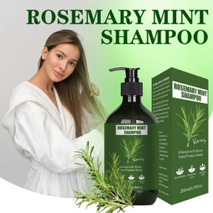 Champú Herbal Refrescante de Romero en Crema para Uso en Salón, para Cabello Seco, Graso y Dañado, con Efecto Suavizante e Hidratante de Menta - Product Image 2