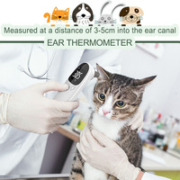 Thermomètre pour animaux de compagnie moderne en plastique imperméable pour chats, chiens et petits animaux - Exportation