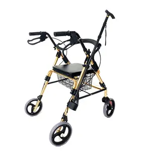 Rullo pieghevole pieghevole per camminatore verticale pieghevole per adulti in alluminio leggero pieghevole per adulti con sedile - Product Image 2